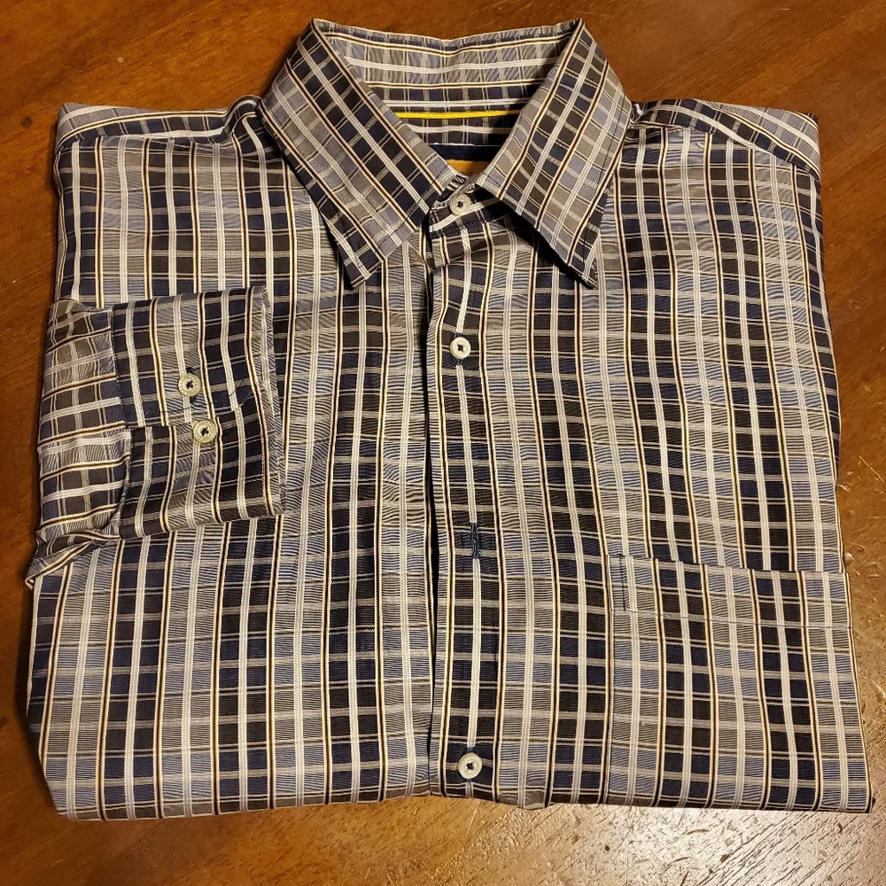 Men Robert Talbott Carmel Dress Shirt Size XL - Picture 1 of 7